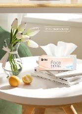 C&S Pink Serie compact soft face tissue 3ply (100 sheets 8 bags bundle) - Image 10