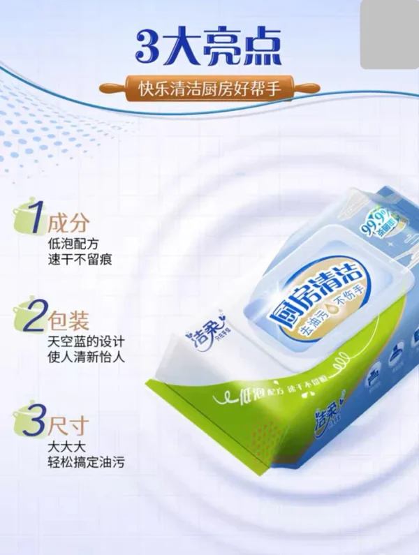 C&S Kitchen Wipes (30 sheets per pack) - Image 2